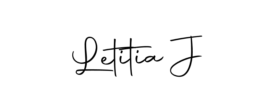 Here are the top 10 professional signature styles for the name Letitia J. These are the best autograph styles you can use for your name. Letitia J signature style 10 images and pictures png