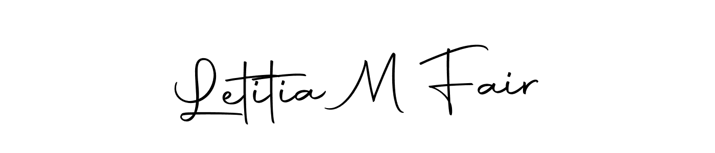 How to make Letitia M Fair signature? Autography-DOLnW is a professional autograph style. Create handwritten signature for Letitia M Fair name. Letitia M Fair signature style 10 images and pictures png