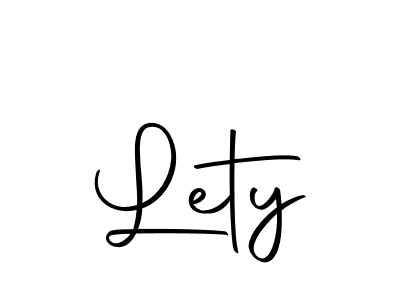 How to make Lety signature? Autography-DOLnW is a professional autograph style. Create handwritten signature for Lety name. Lety signature style 10 images and pictures png