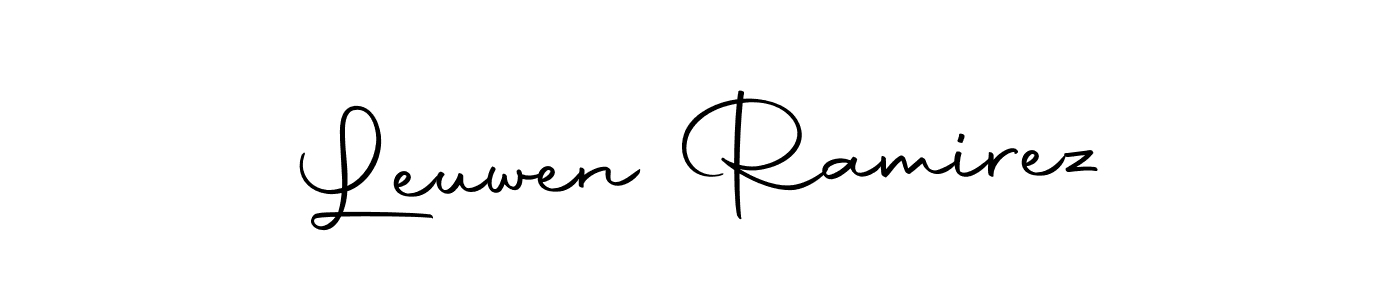 How to Draw Leuwen Ramirez signature style? Autography-DOLnW is a latest design signature styles for name Leuwen Ramirez. Leuwen Ramirez signature style 10 images and pictures png