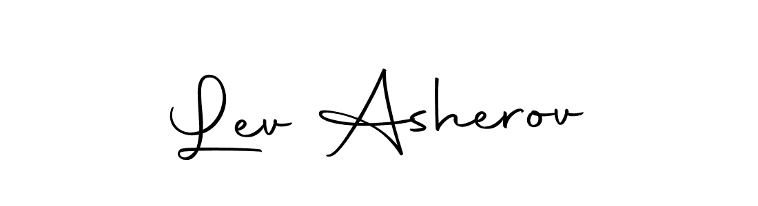 Similarly Autography-DOLnW is the best handwritten signature design. Signature creator online .You can use it as an online autograph creator for name Lev Asherov. Lev Asherov signature style 10 images and pictures png