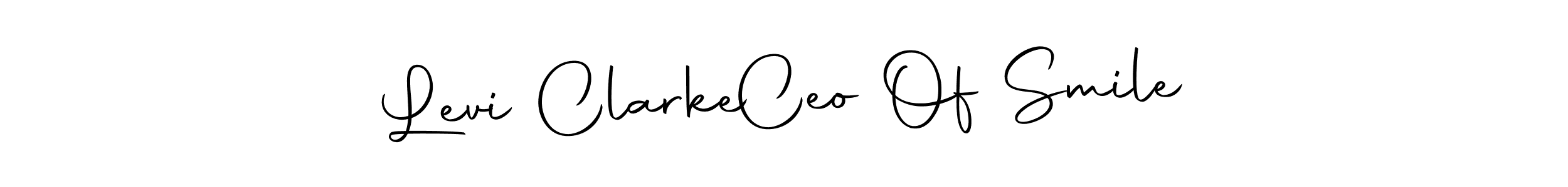 It looks lik you need a new signature style for name Levi Clarke  Ceo Of Smile. Design unique handwritten (Autography-DOLnW) signature with our free signature maker in just a few clicks. Levi Clarke  Ceo Of Smile signature style 10 images and pictures png