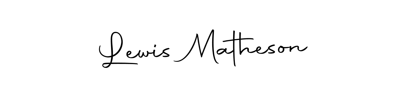 Design your own signature with our free online signature maker. With this signature software, you can create a handwritten (Autography-DOLnW) signature for name Lewis Matheson. Lewis Matheson signature style 10 images and pictures png