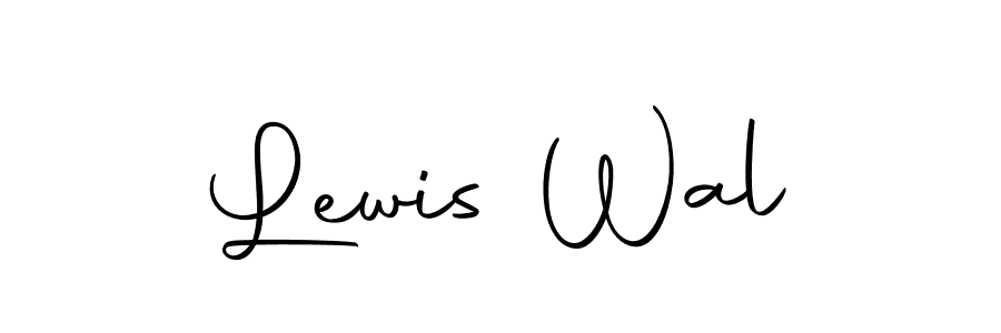 Lewis Wal stylish signature style. Best Handwritten Sign (Autography-DOLnW) for my name. Handwritten Signature Collection Ideas for my name Lewis Wal. Lewis Wal signature style 10 images and pictures png
