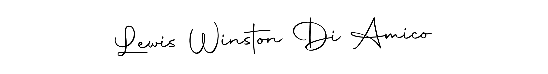 Create a beautiful signature design for name Lewis Winston Di Amico. With this signature (Autography-DOLnW) fonts, you can make a handwritten signature for free. Lewis Winston Di Amico signature style 10 images and pictures png