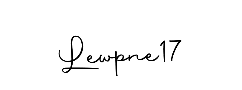 Lewpne17 stylish signature style. Best Handwritten Sign (Autography-DOLnW) for my name. Handwritten Signature Collection Ideas for my name Lewpne17. Lewpne17 signature style 10 images and pictures png