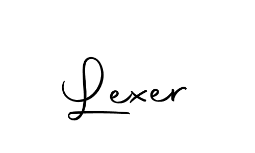 Design your own signature with our free online signature maker. With this signature software, you can create a handwritten (Autography-DOLnW) signature for name Lexer. Lexer signature style 10 images and pictures png