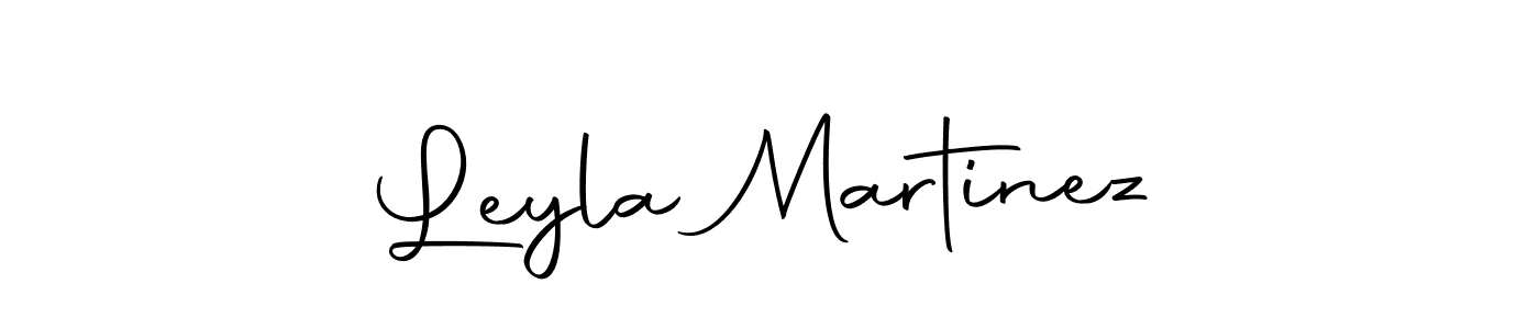 Create a beautiful signature design for name Leyla Martinez. With this signature (Autography-DOLnW) fonts, you can make a handwritten signature for free. Leyla Martinez signature style 10 images and pictures png