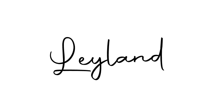 Design your own signature with our free online signature maker. With this signature software, you can create a handwritten (Autography-DOLnW) signature for name Leyland. Leyland signature style 10 images and pictures png