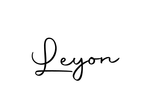 The best way (Autography-DOLnW) to make a short signature is to pick only two or three words in your name. The name Leyon include a total of six letters. For converting this name. Leyon signature style 10 images and pictures png