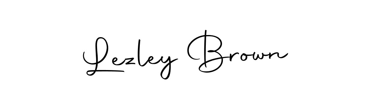 Once you've used our free online signature maker to create your best signature Autography-DOLnW style, it's time to enjoy all of the benefits that Lezley Brown name signing documents. Lezley Brown signature style 10 images and pictures png