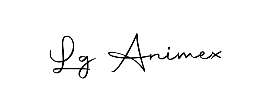 Design your own signature with our free online signature maker. With this signature software, you can create a handwritten (Autography-DOLnW) signature for name Lg Animex. Lg Animex signature style 10 images and pictures png