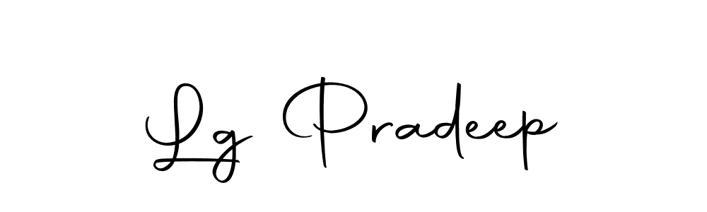 if you are searching for the best signature style for your name Lg Pradeep. so please give up your signature search. here we have designed multiple signature styles  using Autography-DOLnW. Lg Pradeep signature style 10 images and pictures png