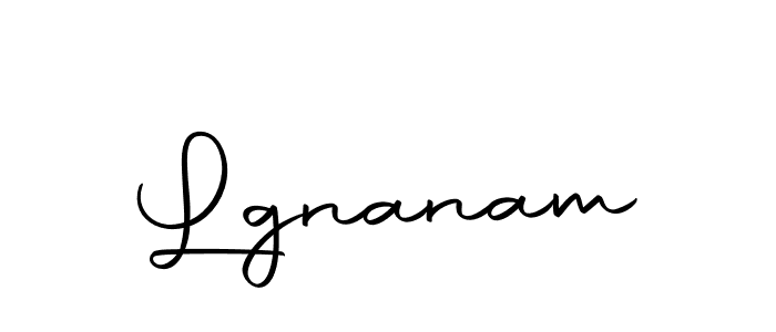 You should practise on your own different ways (Autography-DOLnW) to write your name (Lgnanam) in signature. don't let someone else do it for you. Lgnanam signature style 10 images and pictures png