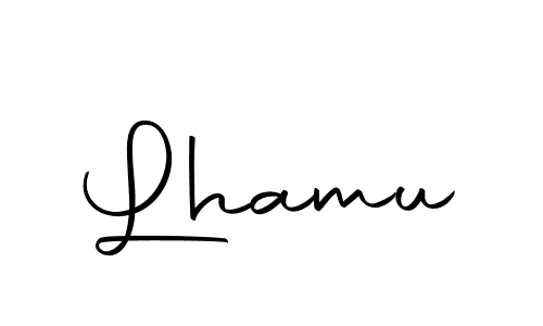 How to make Lhamu signature? Autography-DOLnW is a professional autograph style. Create handwritten signature for Lhamu name. Lhamu signature style 10 images and pictures png