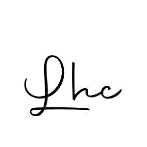 You should practise on your own different ways (Autography-DOLnW) to write your name (Lhc) in signature. don't let someone else do it for you. Lhc signature style 10 images and pictures png