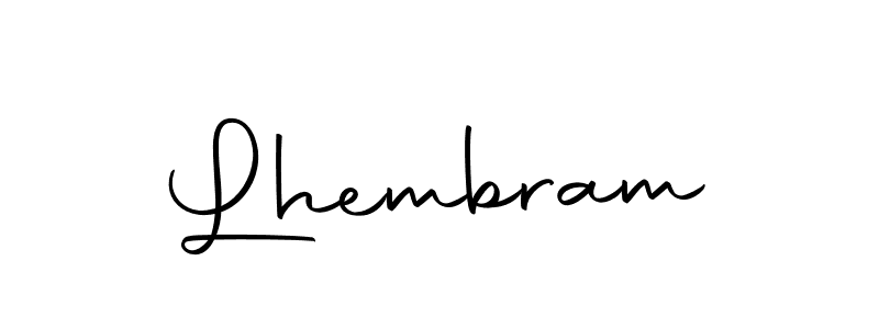 How to make Lhembram signature? Autography-DOLnW is a professional autograph style. Create handwritten signature for Lhembram name. Lhembram signature style 10 images and pictures png