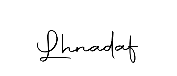 Create a beautiful signature design for name Lhnadaf. With this signature (Autography-DOLnW) fonts, you can make a handwritten signature for free. Lhnadaf signature style 10 images and pictures png