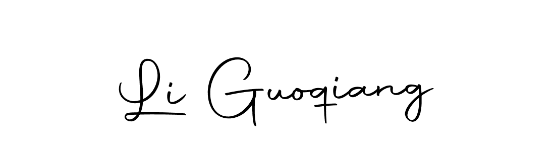 Create a beautiful signature design for name Li Guoqiang. With this signature (Autography-DOLnW) fonts, you can make a handwritten signature for free. Li Guoqiang signature style 10 images and pictures png