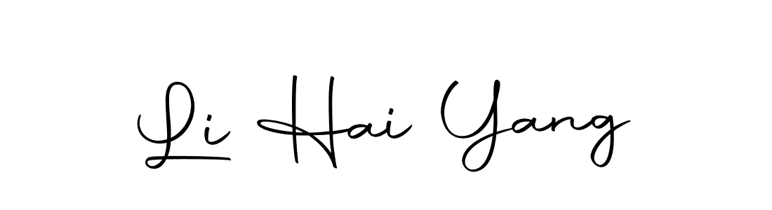 Design your own signature with our free online signature maker. With this signature software, you can create a handwritten (Autography-DOLnW) signature for name Li Hai Yang. Li Hai Yang signature style 10 images and pictures png