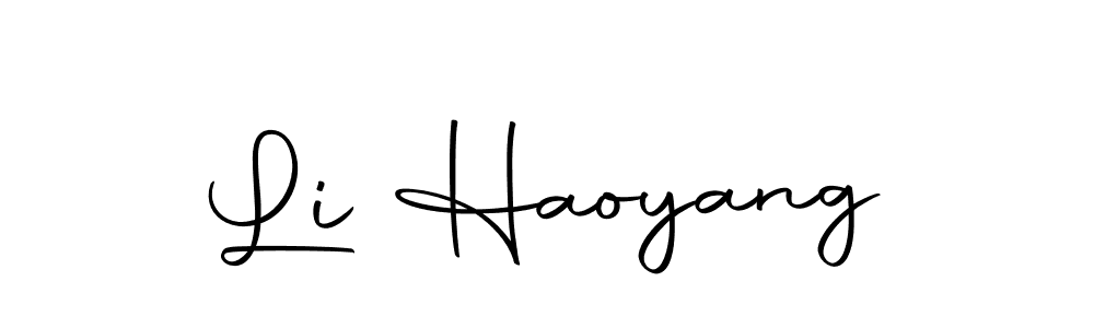 How to make Li Haoyang signature? Autography-DOLnW is a professional autograph style. Create handwritten signature for Li Haoyang name. Li Haoyang signature style 10 images and pictures png