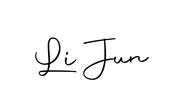 Similarly Autography-DOLnW is the best handwritten signature design. Signature creator online .You can use it as an online autograph creator for name Li Jun. Li Jun signature style 10 images and pictures png