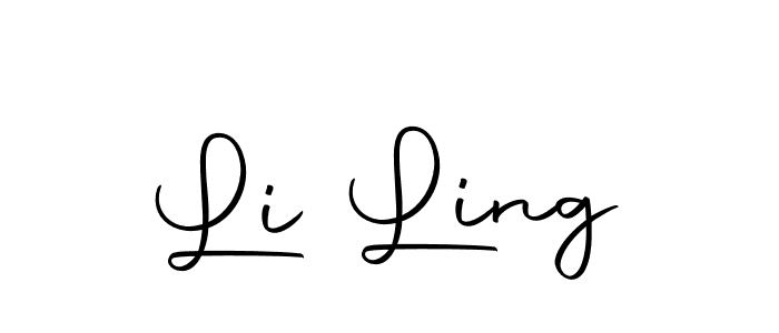 Make a beautiful signature design for name Li Ling. With this signature (Autography-DOLnW) style, you can create a handwritten signature for free. Li Ling signature style 10 images and pictures png