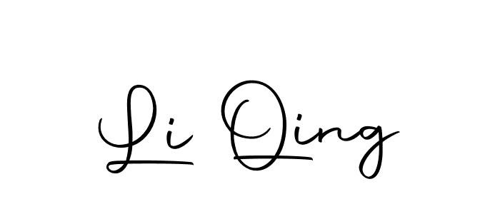 Li Qing stylish signature style. Best Handwritten Sign (Autography-DOLnW) for my name. Handwritten Signature Collection Ideas for my name Li Qing. Li Qing signature style 10 images and pictures png