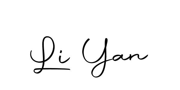 Li Yan stylish signature style. Best Handwritten Sign (Autography-DOLnW) for my name. Handwritten Signature Collection Ideas for my name Li Yan. Li Yan signature style 10 images and pictures png