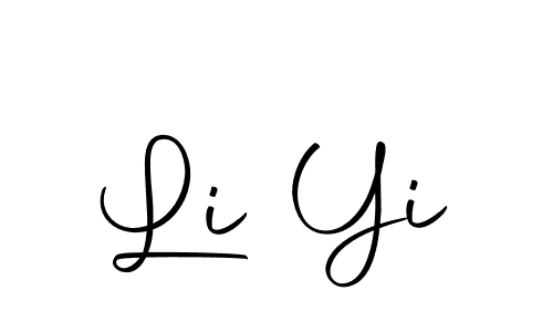 Design your own signature with our free online signature maker. With this signature software, you can create a handwritten (Autography-DOLnW) signature for name Li Yi. Li Yi signature style 10 images and pictures png