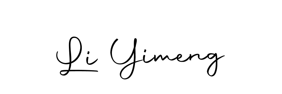 Here are the top 10 professional signature styles for the name Li Yimeng. These are the best autograph styles you can use for your name. Li Yimeng signature style 10 images and pictures png