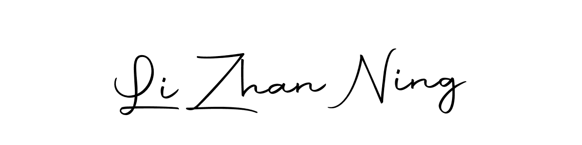 Use a signature maker to create a handwritten signature online. With this signature software, you can design (Autography-DOLnW) your own signature for name Li Zhan Ning. Li Zhan Ning signature style 10 images and pictures png