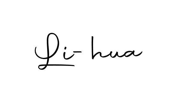 How to make Li-hua signature? Autography-DOLnW is a professional autograph style. Create handwritten signature for Li-hua name. Li-hua signature style 10 images and pictures png