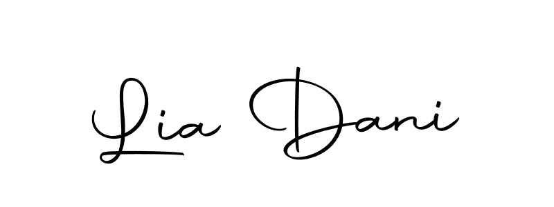 You should practise on your own different ways (Autography-DOLnW) to write your name (Lia Dani) in signature. don't let someone else do it for you. Lia Dani signature style 10 images and pictures png