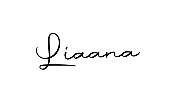 Liaana stylish signature style. Best Handwritten Sign (Autography-DOLnW) for my name. Handwritten Signature Collection Ideas for my name Liaana. Liaana signature style 10 images and pictures png