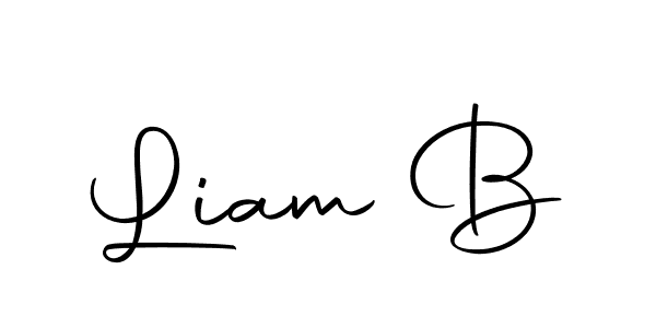 You should practise on your own different ways (Autography-DOLnW) to write your name (Liam B) in signature. don't let someone else do it for you. Liam B signature style 10 images and pictures png