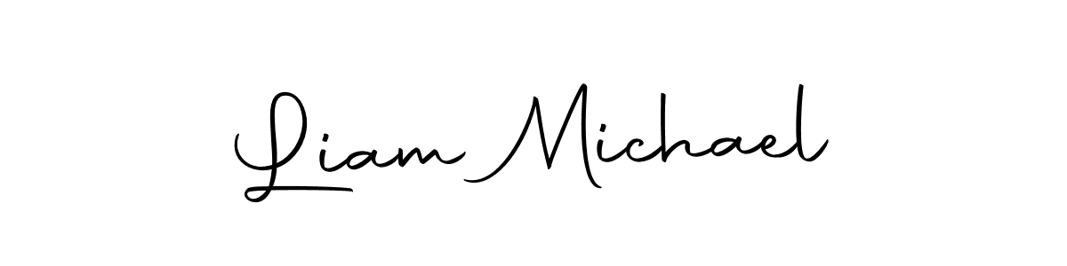 The best way (Autography-DOLnW) to make a short signature is to pick only two or three words in your name. The name Liam Michael include a total of six letters. For converting this name. Liam Michael signature style 10 images and pictures png