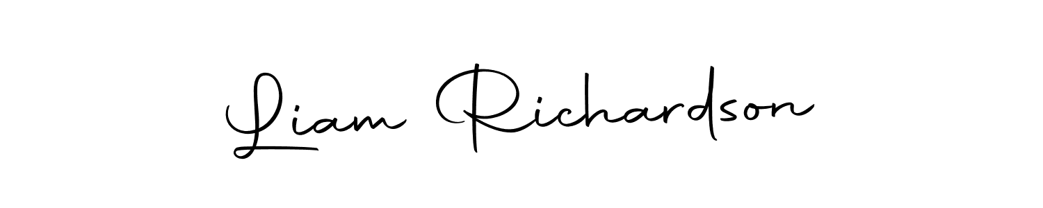 Make a beautiful signature design for name Liam Richardson. With this signature (Autography-DOLnW) style, you can create a handwritten signature for free. Liam Richardson signature style 10 images and pictures png