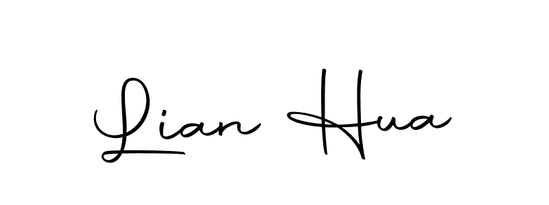 Autography-DOLnW is a professional signature style that is perfect for those who want to add a touch of class to their signature. It is also a great choice for those who want to make their signature more unique. Get Lian Hua name to fancy signature for free. Lian Hua signature style 10 images and pictures png