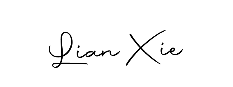 Once you've used our free online signature maker to create your best signature Autography-DOLnW style, it's time to enjoy all of the benefits that Lian Xie name signing documents. Lian Xie signature style 10 images and pictures png