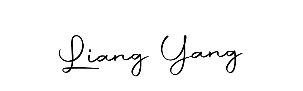 Liang Yang stylish signature style. Best Handwritten Sign (Autography-DOLnW) for my name. Handwritten Signature Collection Ideas for my name Liang Yang. Liang Yang signature style 10 images and pictures png
