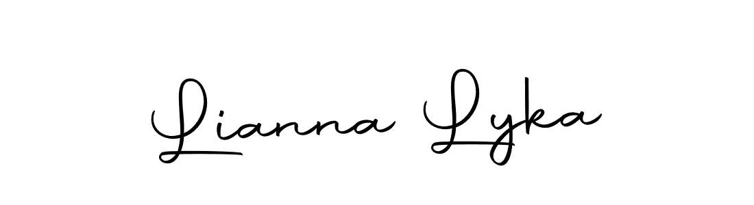 How to Draw Lianna Lyka signature style? Autography-DOLnW is a latest design signature styles for name Lianna Lyka. Lianna Lyka signature style 10 images and pictures png