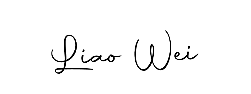 How to make Liao Wei name signature. Use Autography-DOLnW style for creating short signs online. This is the latest handwritten sign. Liao Wei signature style 10 images and pictures png