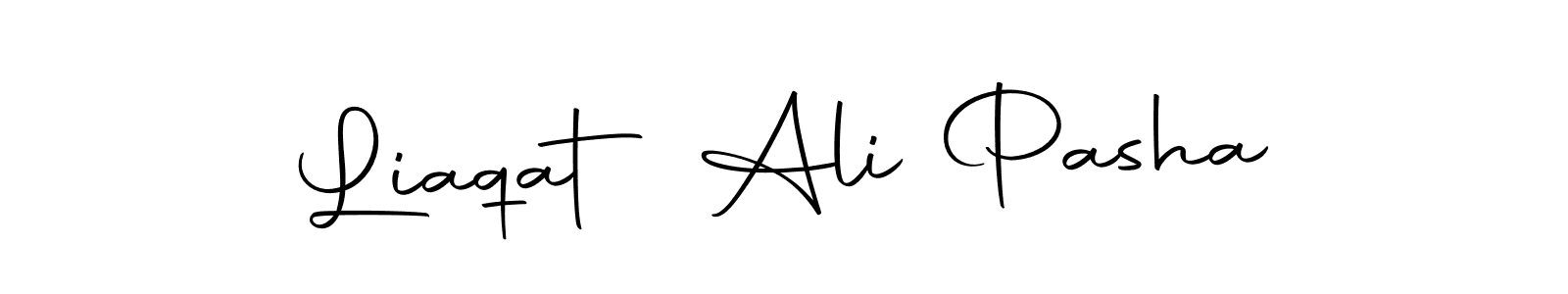 Create a beautiful signature design for name Liaqat Ali Pasha. With this signature (Autography-DOLnW) fonts, you can make a handwritten signature for free. Liaqat Ali Pasha signature style 10 images and pictures png
