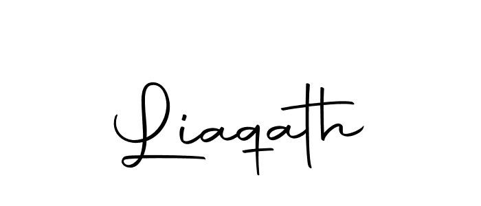 Similarly Autography-DOLnW is the best handwritten signature design. Signature creator online .You can use it as an online autograph creator for name Liaqath. Liaqath signature style 10 images and pictures png