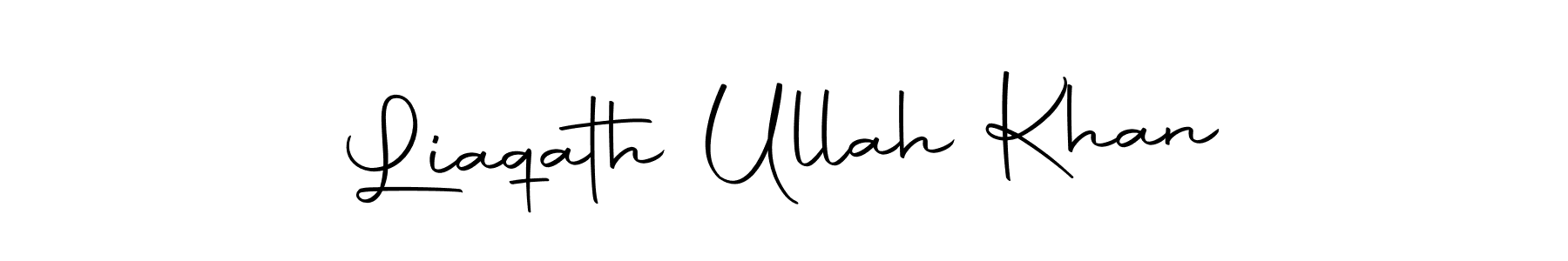 Use a signature maker to create a handwritten signature online. With this signature software, you can design (Autography-DOLnW) your own signature for name Liaqath Ullah Khan. Liaqath Ullah Khan signature style 10 images and pictures png