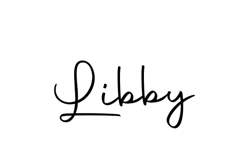 Libby stylish signature style. Best Handwritten Sign (Autography-DOLnW) for my name. Handwritten Signature Collection Ideas for my name Libby. Libby signature style 10 images and pictures png