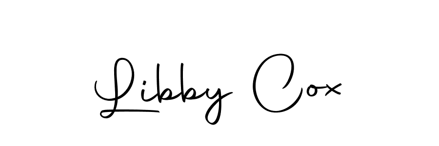 Create a beautiful signature design for name Libby Cox. With this signature (Autography-DOLnW) fonts, you can make a handwritten signature for free. Libby Cox signature style 10 images and pictures png