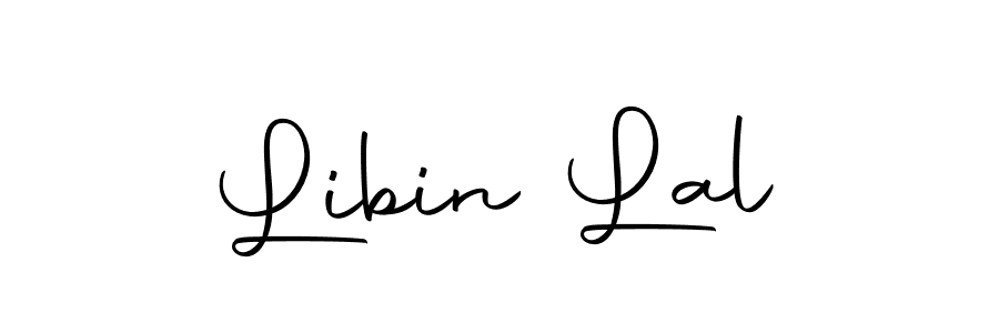 Design your own signature with our free online signature maker. With this signature software, you can create a handwritten (Autography-DOLnW) signature for name Libin Lal. Libin Lal signature style 10 images and pictures png