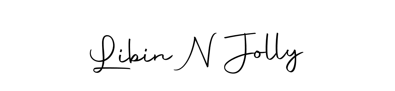 You can use this online signature creator to create a handwritten signature for the name Libin N Jolly. This is the best online autograph maker. Libin N Jolly signature style 10 images and pictures png
